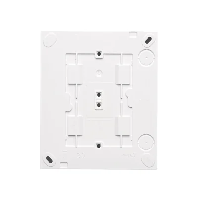 Simon Aquaclick WA-CGZ4CZx-xx-11Ax Surface-mounted socket, 4-way with grounding, transparent cover with current path shutters, IP44, Σ16A, 250V~, quick connectors; white