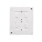 Simon Aquaclick WA-CGZN4Cx-xx-11xx Surface-mounted socket, 4-way with earthing, IP20, 16A, 250V~, quick connectors; white