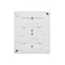 Simon Aquaclick WA-CGZN4xx-xx-11xx Surface-mounted socket, 4-way with earthing, IP20, 16A, 250V~, screw terminals; white