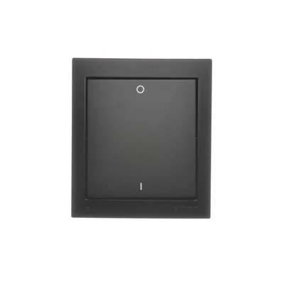 Simon Aquaclick WA-CW2Axxx-xx-49xx Surface-mounted double-pole switch, IP44, 16A, 250V, screw terminals; black
