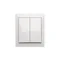 Simon Aquaclick WA-CW5xxxx-xx-11xx Surface-mounted luminaire switch, IP44, 10AX, 250V~, screw terminals; white