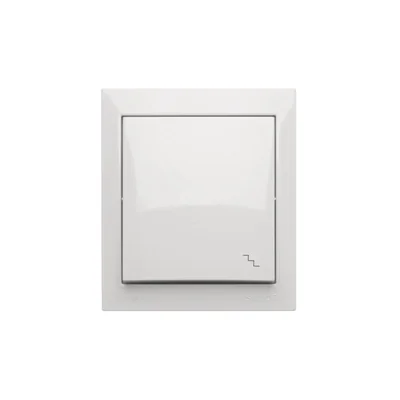 Simon Aquaclick WA-CW6xxxx-xx-11xx Surface-mounted stair switch, IP44, 10AX, 250V~, screw terminals; white