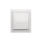 Simon Aquaclick WA-CW6xxxx-xx-11xx Surface-mounted stair switch, IP44, 10AX, 250V~, screw terminals; white