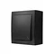 Simon Aquaclick WA-CW6xxxx-xx-49xx Surface-mounted stair switch, IP44, 10AX, 250V~, screw terminals; black