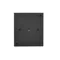 Simon Aquaclick WA-CW6xxxx-xx-49xx Surface-mounted stair switch, IP44, 10AX, 250V~, screw terminals; black