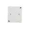 Simon Aquaclick WA-CWLxx-2x-x-11xx Накладний подвійний вимикач для сходів з підсвічуванням без піктограми, IP44, 10AX, 250 В~, гвинтові клеми; білий