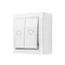 Simon Aquaclick WA-CZ1xxxx-xx-11xx Surface-mounted roller shutter button, IP44, 10AX, 250V~, screw terminals; white