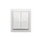 Simon Aquaclick WA-CZ1xxxx-xx-11xx Surface-mounted roller shutter button, IP44, 10AX, 250V~, screw terminals; white