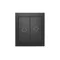 Simon Aquaclick WA-CZ1xxxx-xx-49xx Surface-mounted roller shutter button, IP44, 10AX, 250V~, screw terminals; black