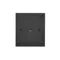 Simon Aquaclick WA-CZ1xxxx-xx-49xx Surface-mounted roller shutter button, IP44, 10AX, 250V~, screw terminals; black
