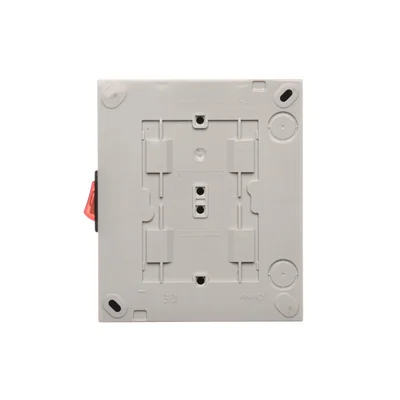 Simon Aquaclick WA-GSZN4W1-xx-16xx Surface-mounted socket, Schuko, 4-way, with built-in switch, IP20, 16A, 250V~, screw terminals; gray