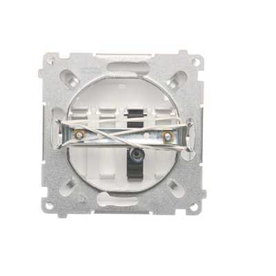 SIMON BASIC 1-gang loudspeaker socket with description field white