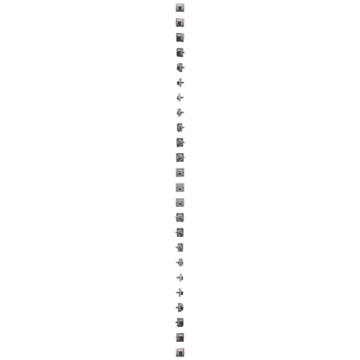 SIMON BASIC 2-way loudspeaker socket with description field (module) wire cross-section 2.5 mm² silver matt
