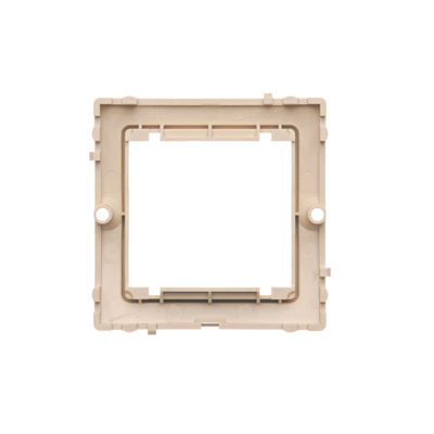 SIMON BASIC Adaptador (adaptador) de serie 45×45mm, fijación con tornillos, beige