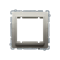 SIMON BASIC Adapter (adapter) for 45×45mm standard accessories, mounting with claws and satin screws