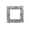 SIMON BASIC Adapter (adapter) for 45×45mm standard accessories, mounting with claws and satin screws