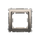 SIMON BASIC Adapter (adapter) for 45×45mm standard accessories, mounting with claws and satin screws