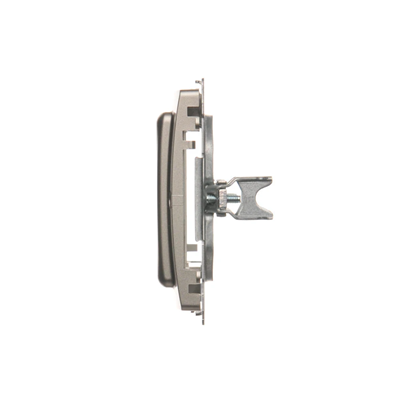 SIMON BASIC Adapter (adapter) for 45×45mm standard accessories, mounting with claws and satin screws