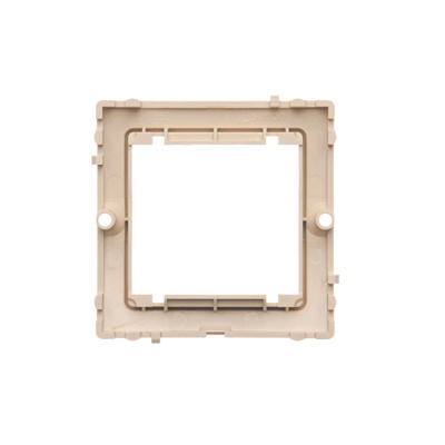 SIMON BASIC Adapter for standard accessories 45×45mm screw mounting beige