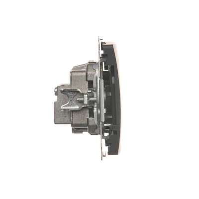 SIMON BASIC Antenna socket R-TV final separated (module) graphite mat