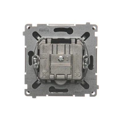 SIMON BASIC Antenna socket R-TV final separated (module) graphite mat