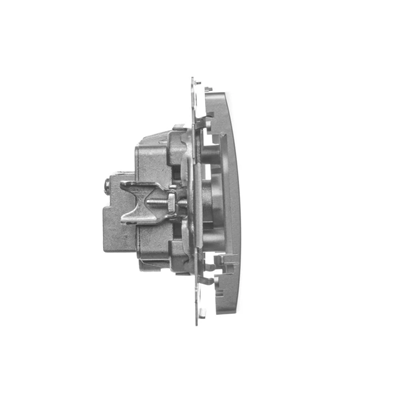 SIMON BASIC Antenna socket R-TV-SAT pass-through attenuation 10dB satin metallized