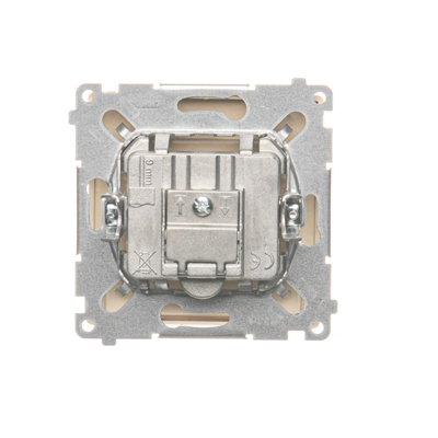 SIMON BASIC Antenna socket RD/TV/SAT beige