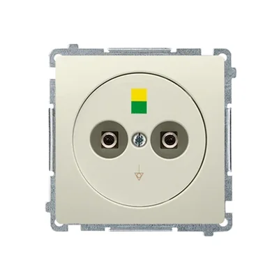 SIMON BASIC Äquipotenzialsteckdose - Potenzialdifferenz (Modul), beige