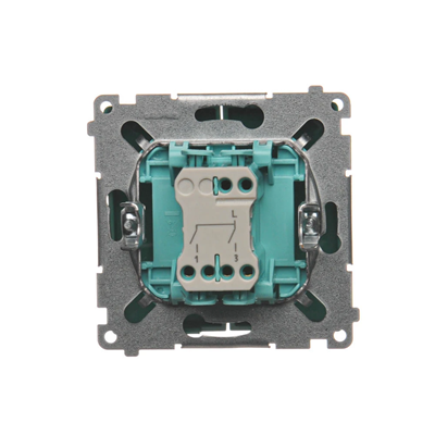 SIMON BASIC Candlestick switch (module) 10AX 230V green