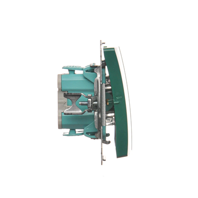 SIMON BASIC Candlestick switch (module) 10AX 230V green