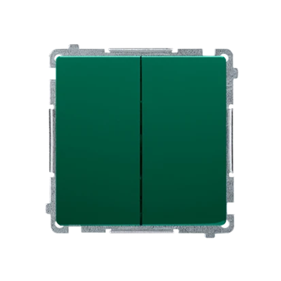 SIMON BASIC Candlestick switch (module) 10AX 230V green