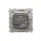 SIMON BASIC Caricabatterie 2xUSB 2.1A 5V DC 230V beige