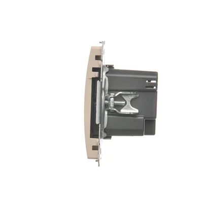 SIMON BASIC Caricabatterie 2xUSB 2.1A 5V DC 230V beige