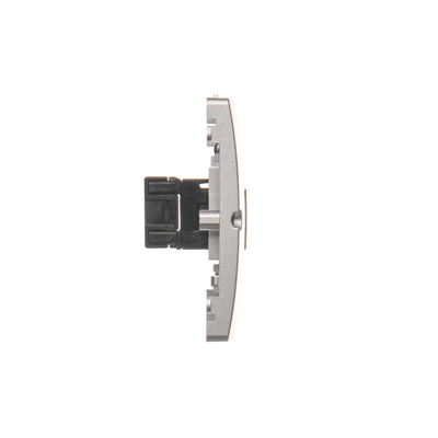 SIMON BASIC Computer socket RJ45 double category 5e (module) silver mat