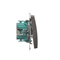 SIMON BASIC Connecteur croisé avec rétroéclairage LED (module) 10AX 230V argent mat