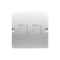 SIMON BASIC Cover for double data communication socket 2xRJ Keystone flat white