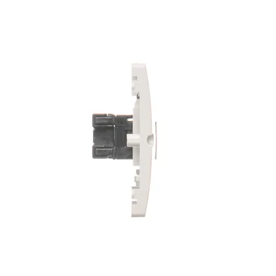 SIMON BASIC Doppel-Computersteckdose 2xRJ45 Cat.5e weiß