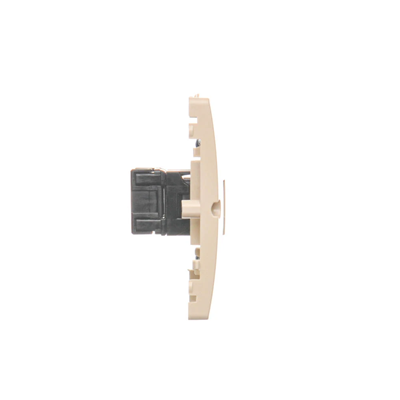 SIMON BASIC Doppia presa computer 2xRJ45 cat.5e, beige