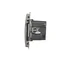 SIMON BASIC Doppio caricatore USB in acciaio inox metallizzato