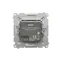 SIMON BASIC Double chargeur USB blanc