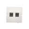 SIMON BASIC Double computer socket 2xRJ45 cat.5e white