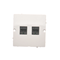 SIMON BASIC Double prise ordinateur 2xRJ45 cat.5e blanc