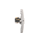SIMON BASIC Double RJ11 telephone socket (module) screw-mounted silver matt