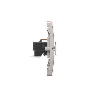 SIMON BASIC Double RJ12 telephone socket (module) screw mounting matt silver