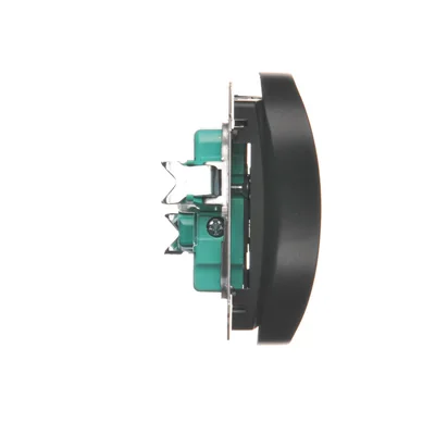 SIMON BASIC Double socket without grounding (module) 16A 230V matt graphite