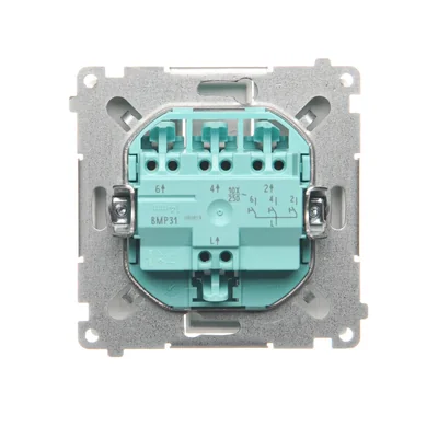 SIMON BASIC Dreifachtaster 10A 250V weiß