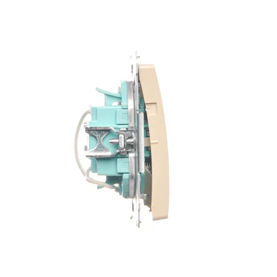 SIMON BASIC Dreifachtaster mit LED-Hintergrundbeleuchtung 10A 250V beige