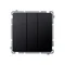 SIMON BASIC Dreifachtaster mit LED-Hintergrundbeleuchtung 10A 250V mattgraphit