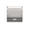 SIMON BASIC Einzel-Hotelschalter mit Hintergrundbeleuchtung 10(2)A Silber matt