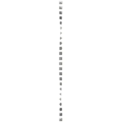 SIMON BASIC Einzelne geschirmte Computersteckdose RJ45 Kategorie 6 mit Staubschutzabdeckung (Modul) silber matt metallisiert